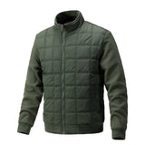 NEUE Moderne Herren Steppjacke – Dunkelgrün