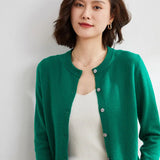Klassischer Cardigan für Damen | Perfekt für alle Jahreszeiten – Grün