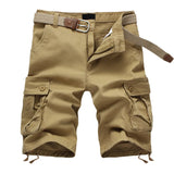 Herren Cargo Shorts aus Baumwolle – Khaki