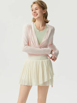 Siria | Pilates Wickelshirt Langarm – Rosa