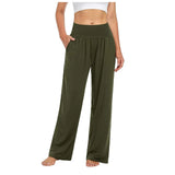 Belle Comfort™ Hose Mit Elastischem Bund und Weiter Pantalon-Passform – Grün