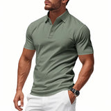 Dalmor™-Polohemd mit Schmaler Passform und Minimalistischem Stil – Olivgrün