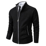 Anton | Eleganter Premium-Cardigan – Schwarz