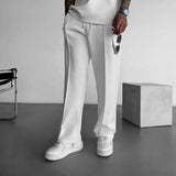Zurich™ Hose im Maßgeschneiderten Stil mit Lockerer Passform – Weiß
