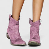 Samantha | Klassische Cowboystiefel – Rosa