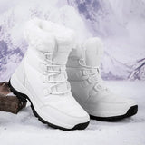Nordika™-Stiefel mit kuscheligem Futter und rutschfester Sohle / Sicherheit und Wärme für extreme Kälte! – Weiß