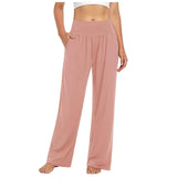 Belle Comfort™ Hose Mit Elastischem Bund und Weiter Pantalon-Passform – Pink