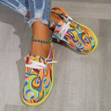 Juna - Bunte Damen-Sneaker mit orthopädischer Sohle – Mehrfarbig