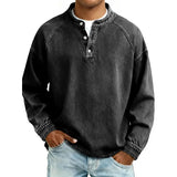 Laren - Vintage Button-down-Hemd mit Soft-Touch – Schwarz