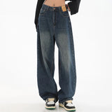 Gaby Weitbein-Jeanshose Vintage-Look – Blau