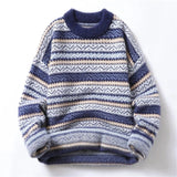 Anselmo - Warmer Damenpullover  - Gemütlicher Strickpullover Für Kalte Tage – Blau