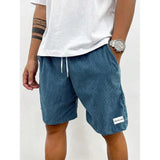 Geo | Bequeme Shorts – Blau