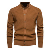 Ottmar | Exklusive Baumwoll-Cardigan – Braun