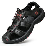 Liam - Geschlossene Trekking Sandalen – Schwarz