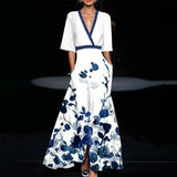 Matisse – Elegant Floral Maxi Dress – Weiß