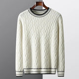 Kaschmirpullover für Männer – Weiß