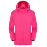 Unisex Wasserdichter Trenchcoat | Mit Kapuze – Rosa