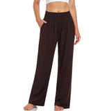 Belle Comfort™ Hose Mit Elastischem Bund und Weiter Pantalon-Passform – Braun