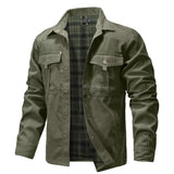 Ironwood™ Overshirt-Jacke Mit Kariertem Innenfutter – Olivgrün
