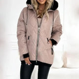UrbanGlanz™ Thermojacke mit Hochwertiger Steppung und Hohem Kragen / Warmer Komfort mit Raffiniertem Design! – Pink