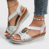 Barbara | Elegante Komfort-Sandalen – Weiß