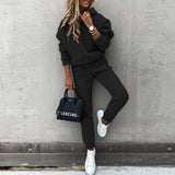 Mina - Jogginganzug Set – Schwarz