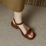 Elsen™ | Leder-Sandalen Juneya – Braun