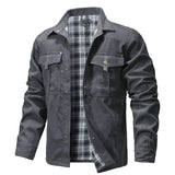 Ironwood™ Overshirt-Jacke Mit Kariertem Innenfutter – Grau