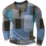 Soreth - Patchwork-Langarmhemd mit weicher Haptik – Blau