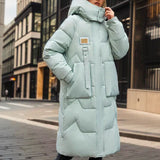 Hester - lange puffjacke – Mintgrün