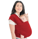Rückenunterstützende Babytrage - CuddleWrap – Rot