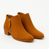 Ellen | Stiefeletten mit mittelhohen Schäften – Braun