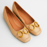 Novara | Elegante Luxus Loafers – Beige/Rosa