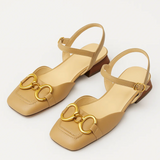 Novara | Offene Sandalen – Beige