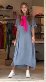 Chiara | Midi-Kleid – Blau