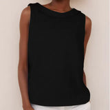 Maria - Stilvolles Damen Tanktop – Schwarz