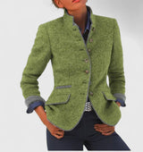 Lina - Chic Vielseitiger Blazer – Grün