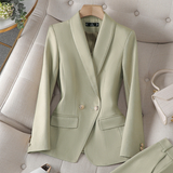 Damen Set | Taillierter Blazer und passende Hose – Mint