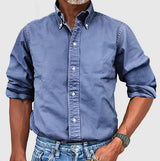 Emmerik - stylisches hemd – Blau