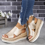 Sophie – Orthopädische Sommersandalen für ganztägige Unterstützung – Gold