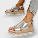 Damen Sandalen – Silber