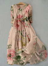 Clare™ Kleid „Floral Elegance“ – Mehrfarbig