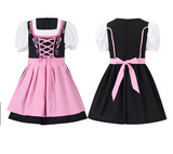 Klara | Kinder Dirndl-Set für Mädchen – Rosa