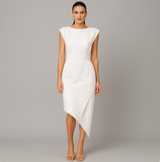 Lianne | Elegantes Freizeitkleid – Weiß