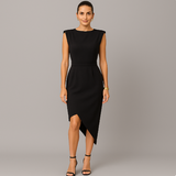 Lianne | Elegantes Freizeitkleid – Schwarz