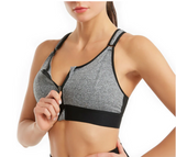 Tara | Damen Sport-BH – Funktionaler Komfort Sport-BH – Grau
