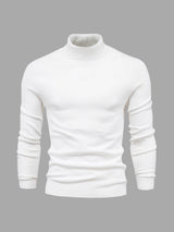 Schmal Geschnittener Rollkragenpullover Für Herren - Dario – Weiß