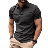 Timeless Polo – Weiches und stylisches Herrenhemd – Schwarz