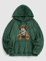 Teddy - wärmerer winter-hoodie – Grün