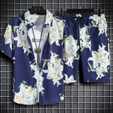 Scott- Klassisches hawaiianisches set – Dunkelblau